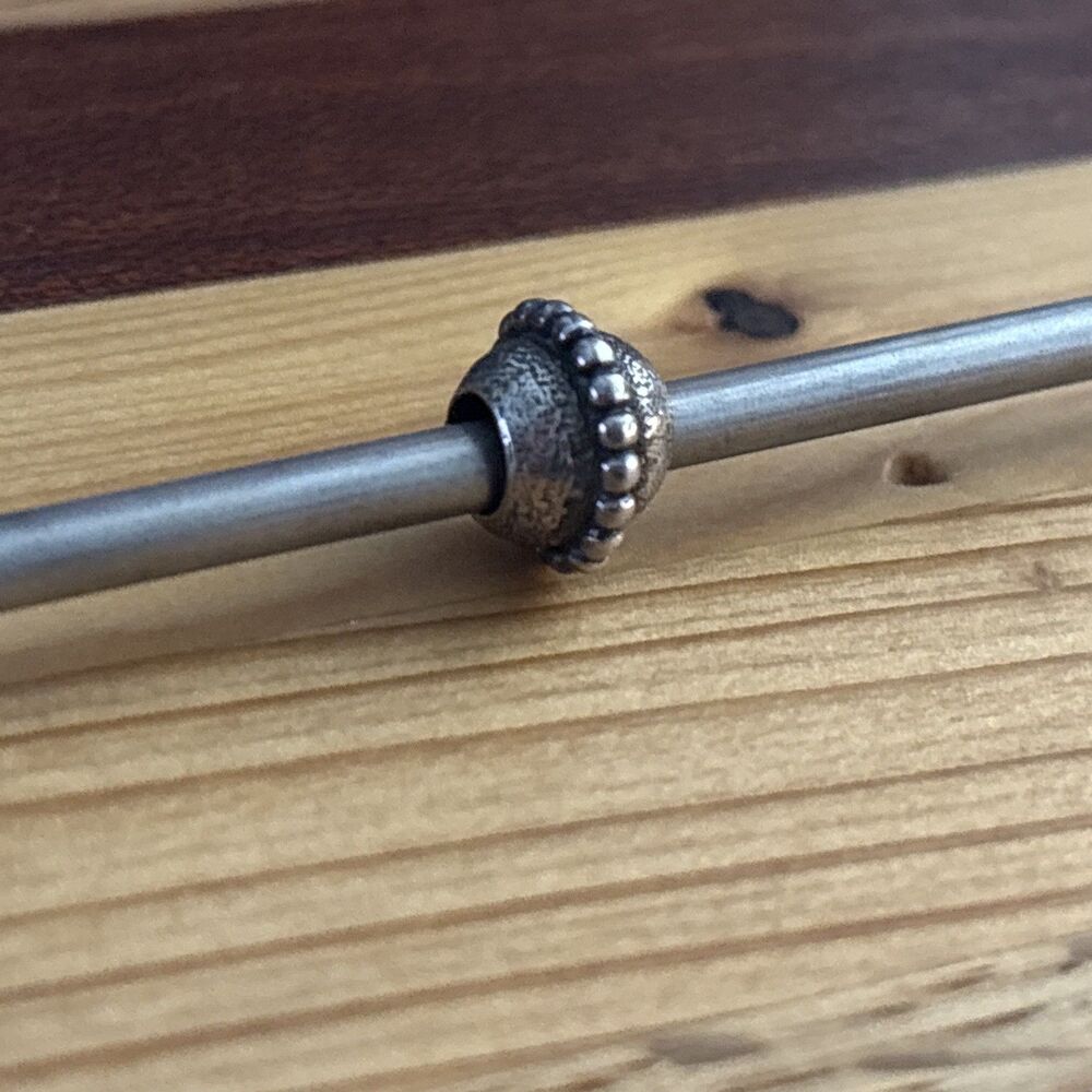 Authentic Trollbeads Sterling Silver 11246 Planet, Big :0 RETIRED